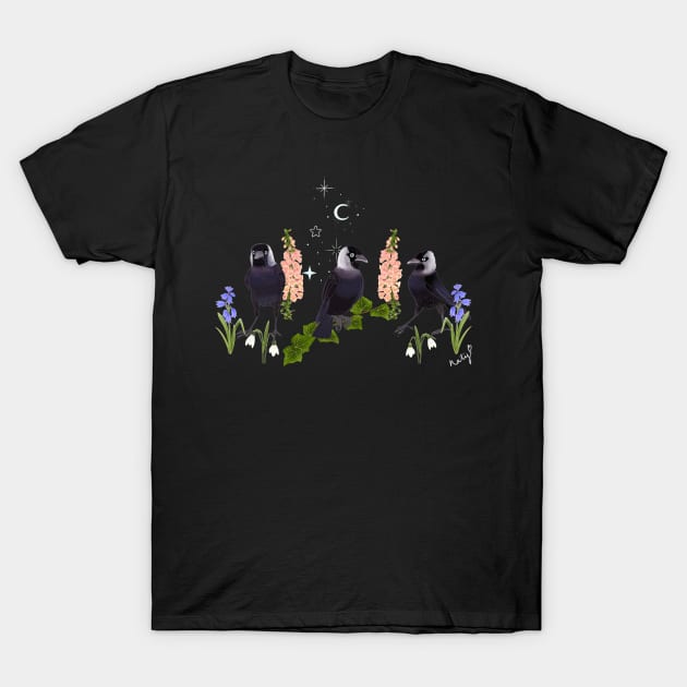 Mystic Jackdaw T-Shirt by Naty Design Prague